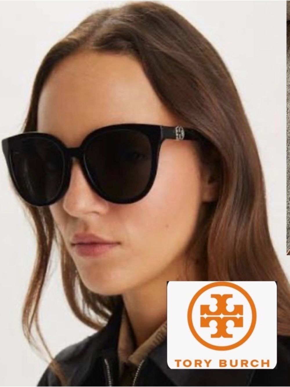 Tory Burch Women's Black Pillow Sunglasses TY7152 170987 55 NEW with case!